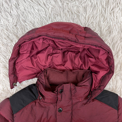 THE NORTH FACE キッズ ハイベント ダウンジャケット ボルドー 110 フード付き 防水透湿 #116