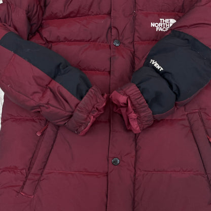 THE NORTH FACE キッズ ハイベント ダウンジャケット ボルドー 110 フード付き 防水透湿 #116