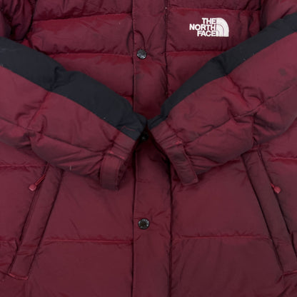 THE NORTH FACE キッズ ハイベント ダウンジャケット ボルドー 110 フード付き 防水透湿 #116