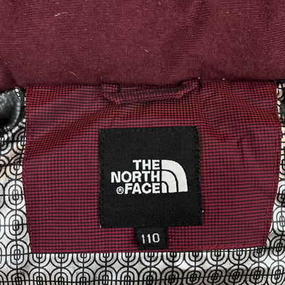 THE NORTH FACE キッズ ハイベント ダウンジャケット ボルドー 110 フード付き 防水透湿 #116