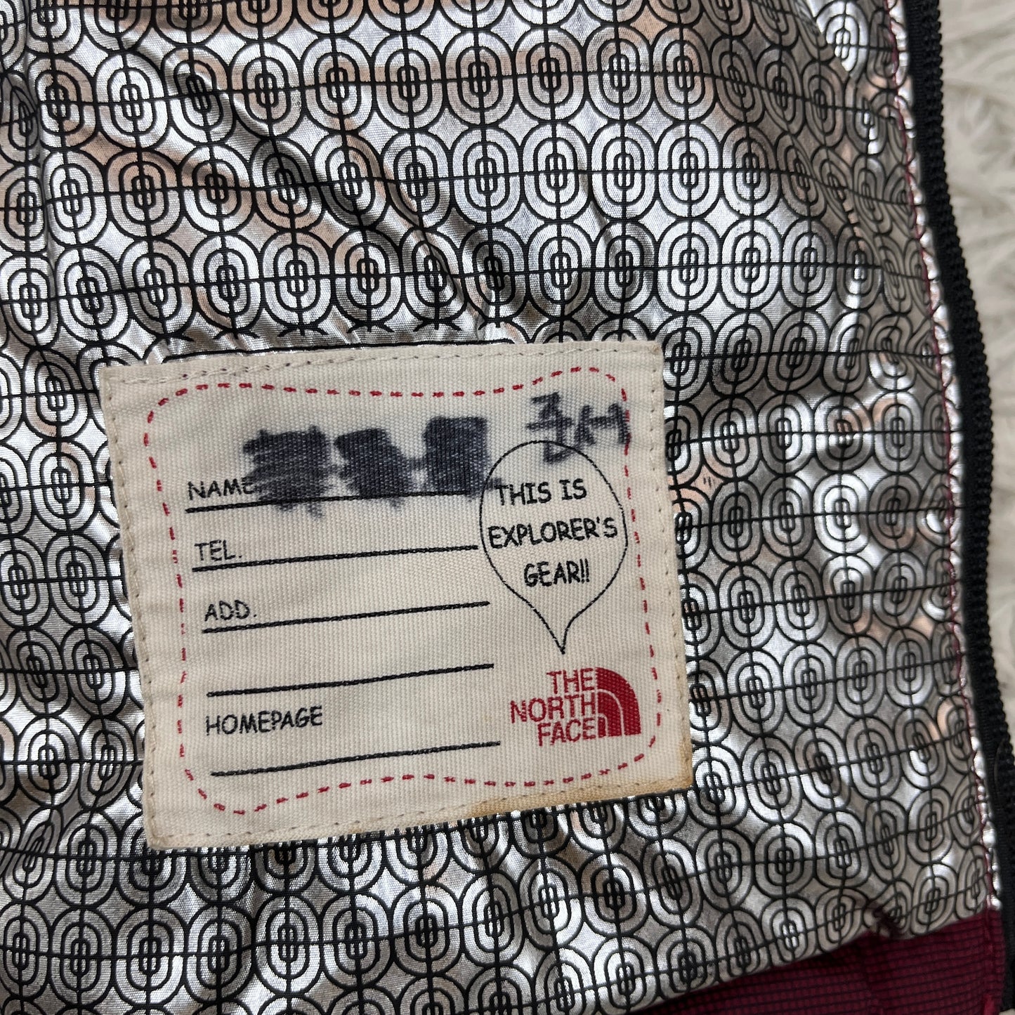 THE NORTH FACE キッズ ハイベント ダウンジャケット ボルドー 110 フード付き 防水透湿 #116