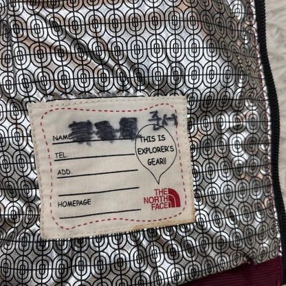 THE NORTH FACE キッズ ハイベント ダウンジャケット ボルドー 110 フード付き 防水透湿 #116