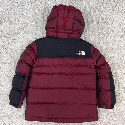 THE NORTH FACE キッズ ハイベント ダウンジャケット ボルドー 110 フード付き 防水透湿 #116