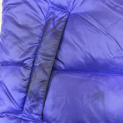 【THE NORTH FACE】 700フィル ヌプシ ダウンベスト 85 (XS) パープル×ブラック ノースフェイス グースダウン #120