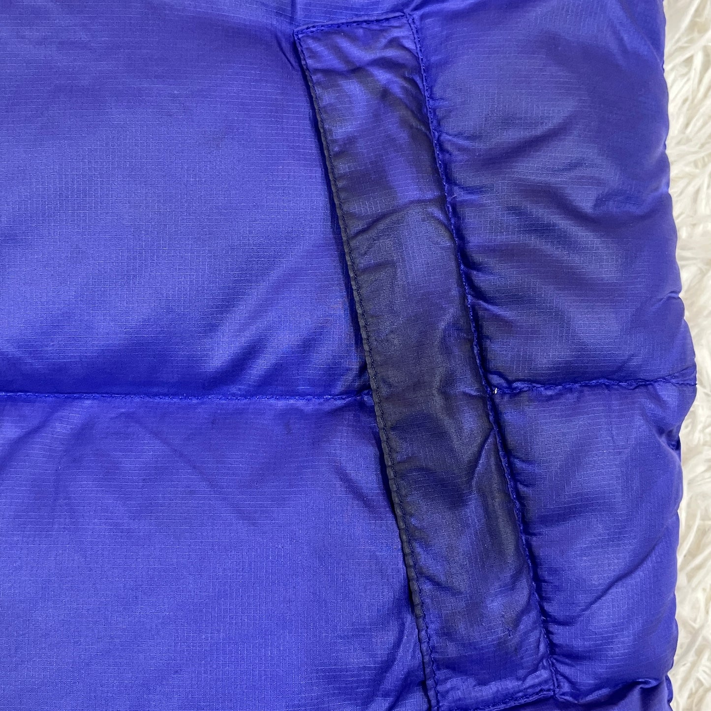 【THE NORTH FACE】 700フィル ヌプシ ダウンベスト 85 (XS) パープル×ブラック ノースフェイス グースダウン #120