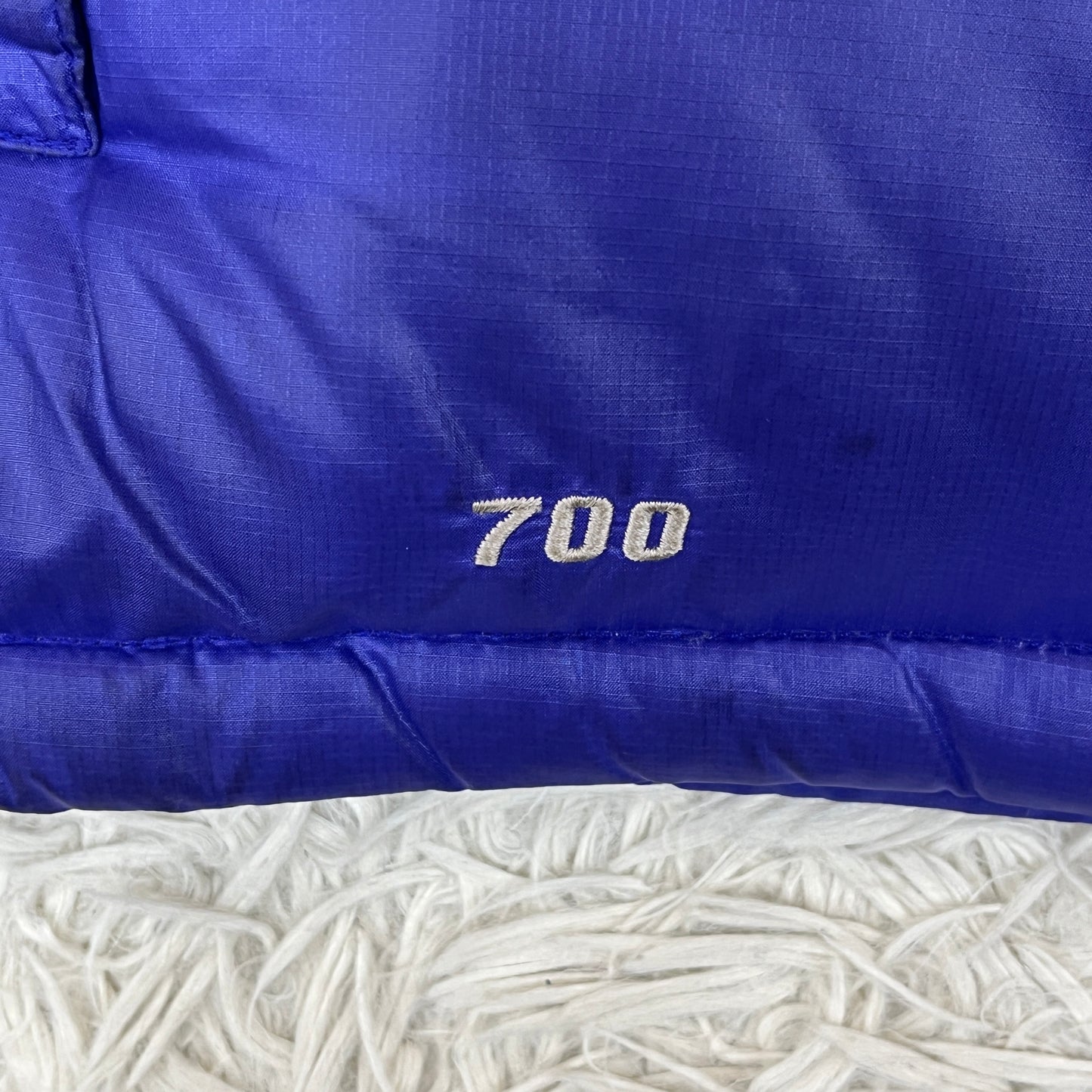 【THE NORTH FACE】 700フィル ヌプシ ダウンベスト 85 (XS) パープル×ブラック ノースフェイス グースダウン #120