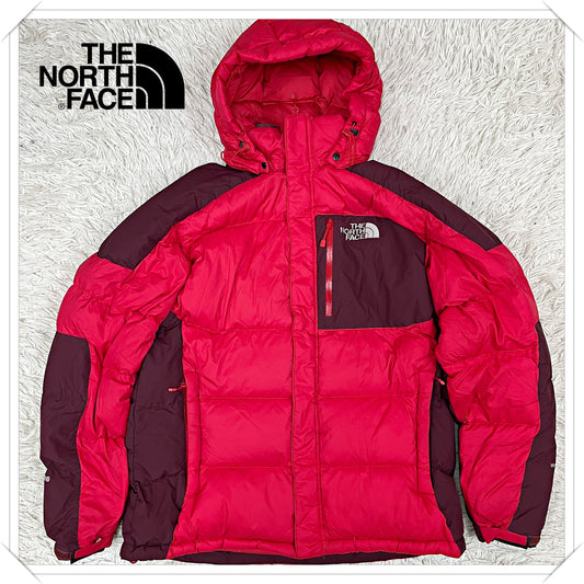 THE NORTH FACE ノースフェイス HYVENT グースダウンジャケット メンズ 105(XL) レッド フード着脱可 NFJ1DD70 #122