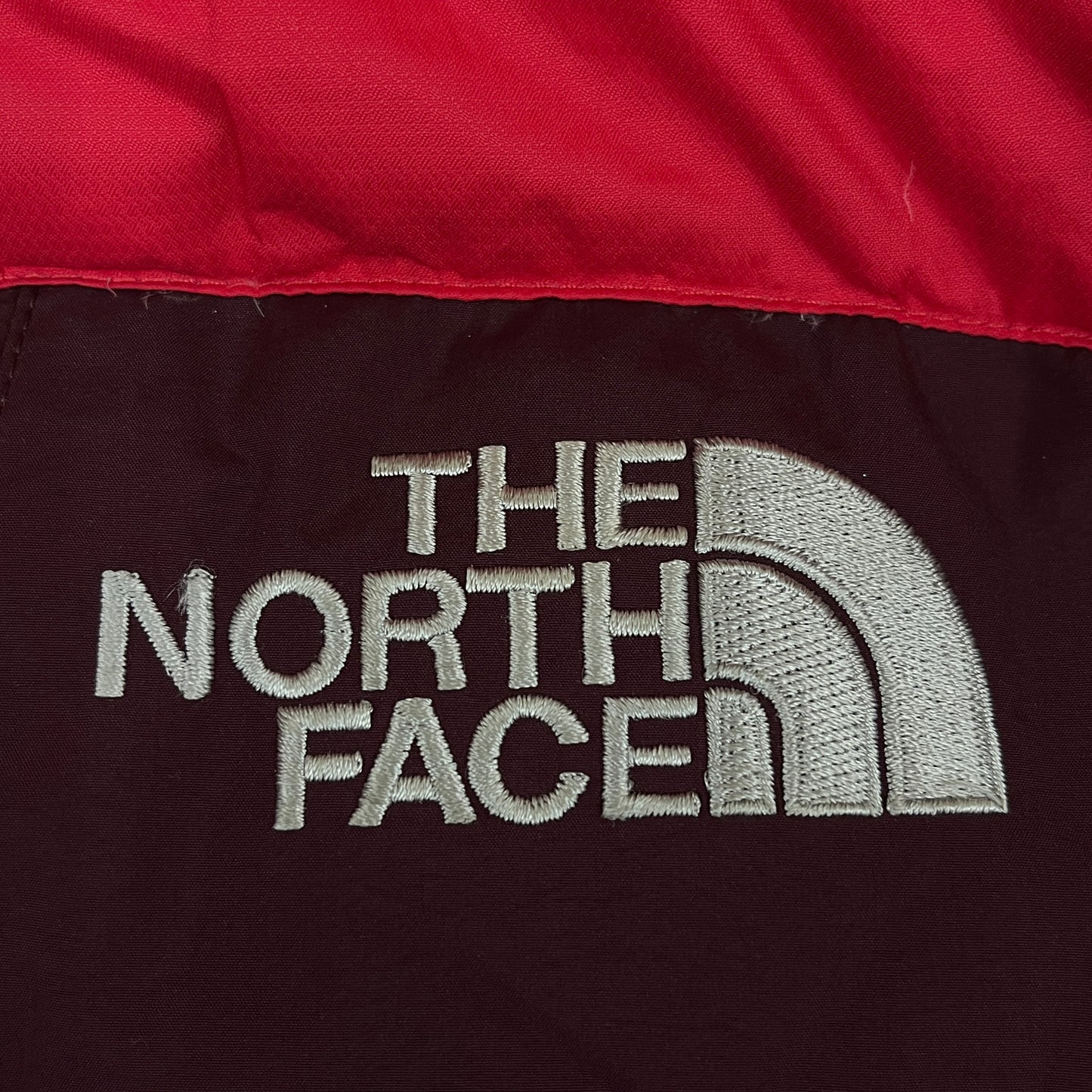 THE NORTH FACE ノースフェイス HYVENT グースダウンジャケット メンズ 105(XL) レッド フード着脱可 NFJ1DD70 #122