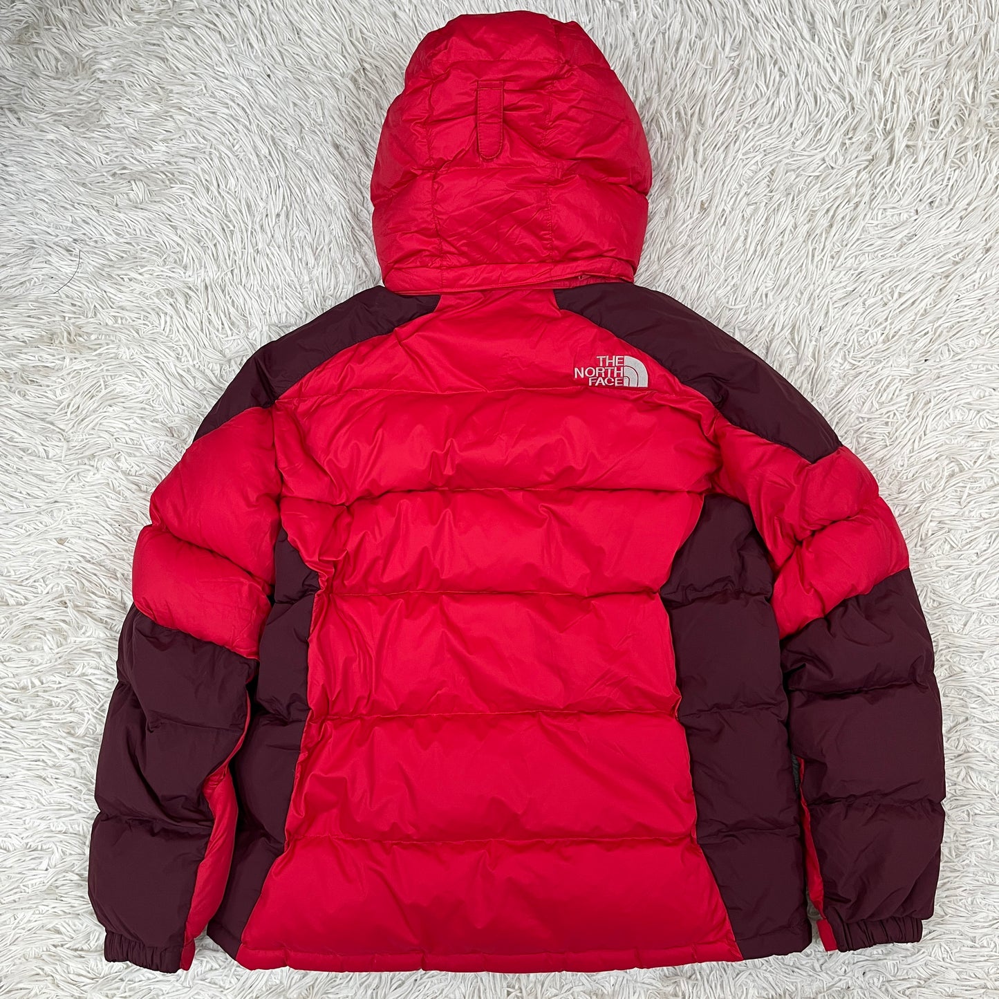THE NORTH FACE ノースフェイス HYVENT グースダウンジャケット メンズ 105(XL) レッド フード着脱可 NFJ1DD70 #122