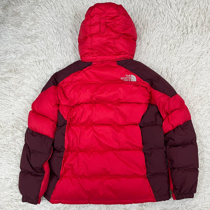 THE NORTH FACE ノースフェイス HYVENT グースダウンジャケット メンズ 105(XL) レッド フード着脱可 NFJ1DD70 #122