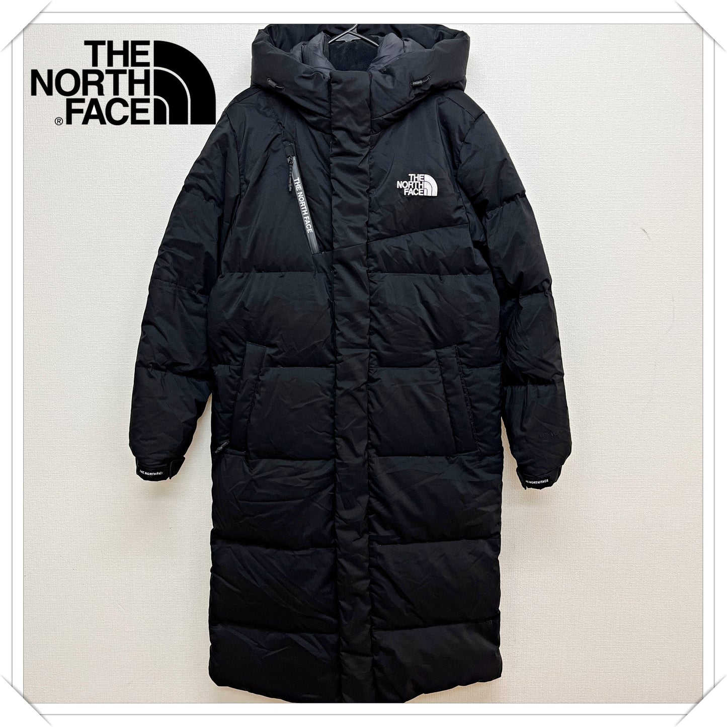 【THE NORTH FACE】ザ・ノース・フェイス ロングダウンコート ドライベント ベンチコート ブラック メンズ S/90 NC1DJ51A ダウンジャケット #123