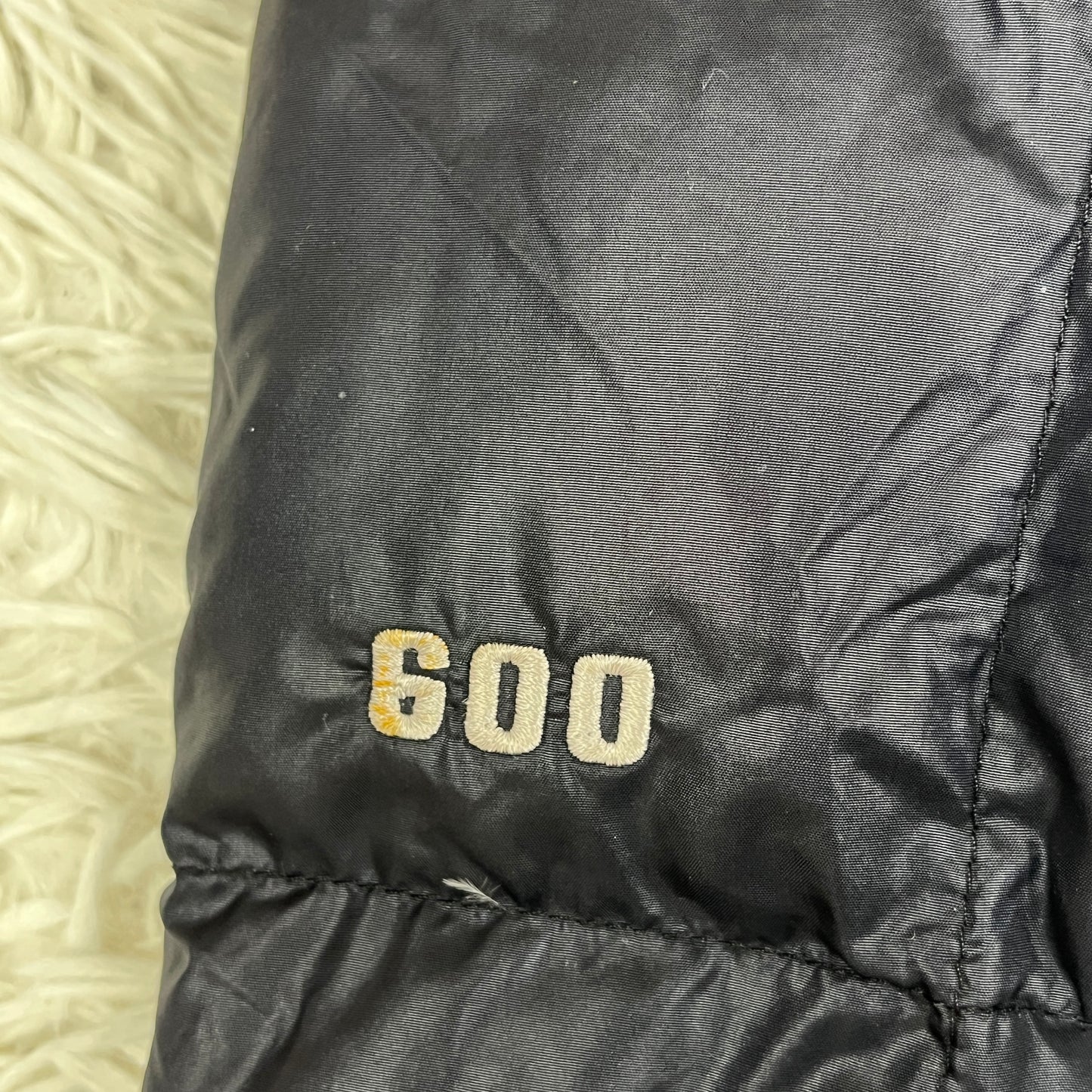 【THE NORTH FACE】ザ・ノース・フェイス 600フィルパワー ダウンジャケット 黒 メンズ XL(105) 軽量 コンパクト #125