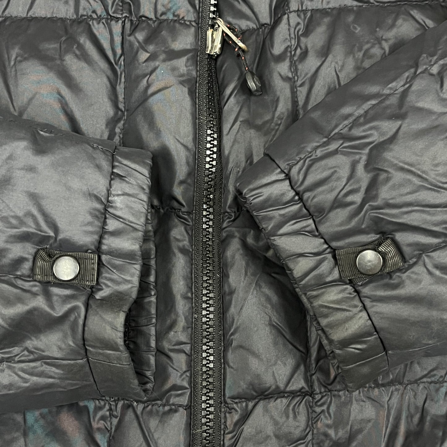 【THE NORTH FACE】ザ・ノース・フェイス 600フィルパワー ダウンジャケット 黒 メンズ XL(105) 軽量 コンパクト #125