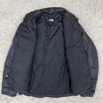 【THE NORTH FACE】ザ・ノース・フェイス 600フィルパワー ダウンジャケット 黒 メンズ XL(105) 軽量 コンパクト #125