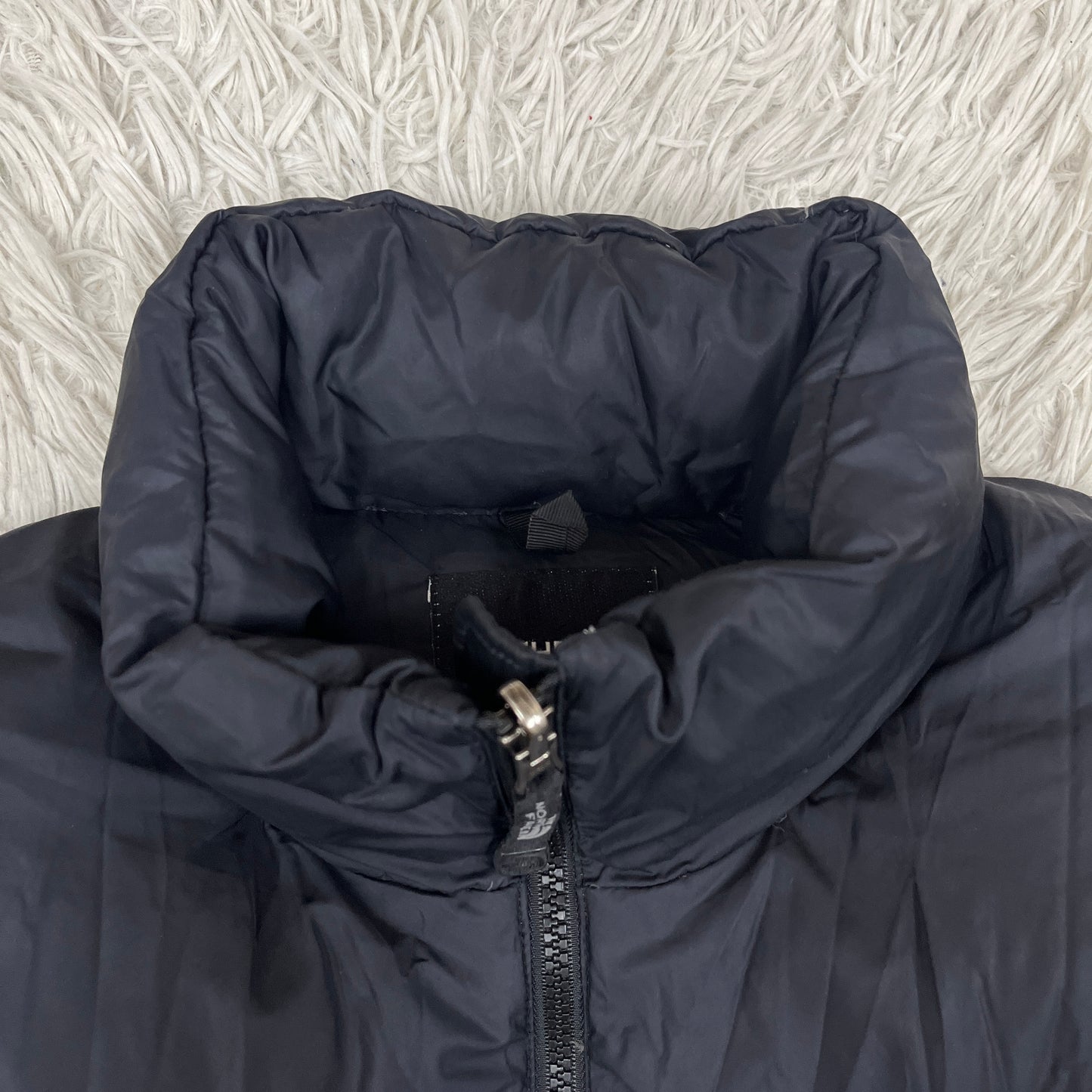 THE NORTH FACE ザ ノースフェイス ヌプシ ダウンジャケット 700フィル ブラック メンズL(100) #127 リペア有