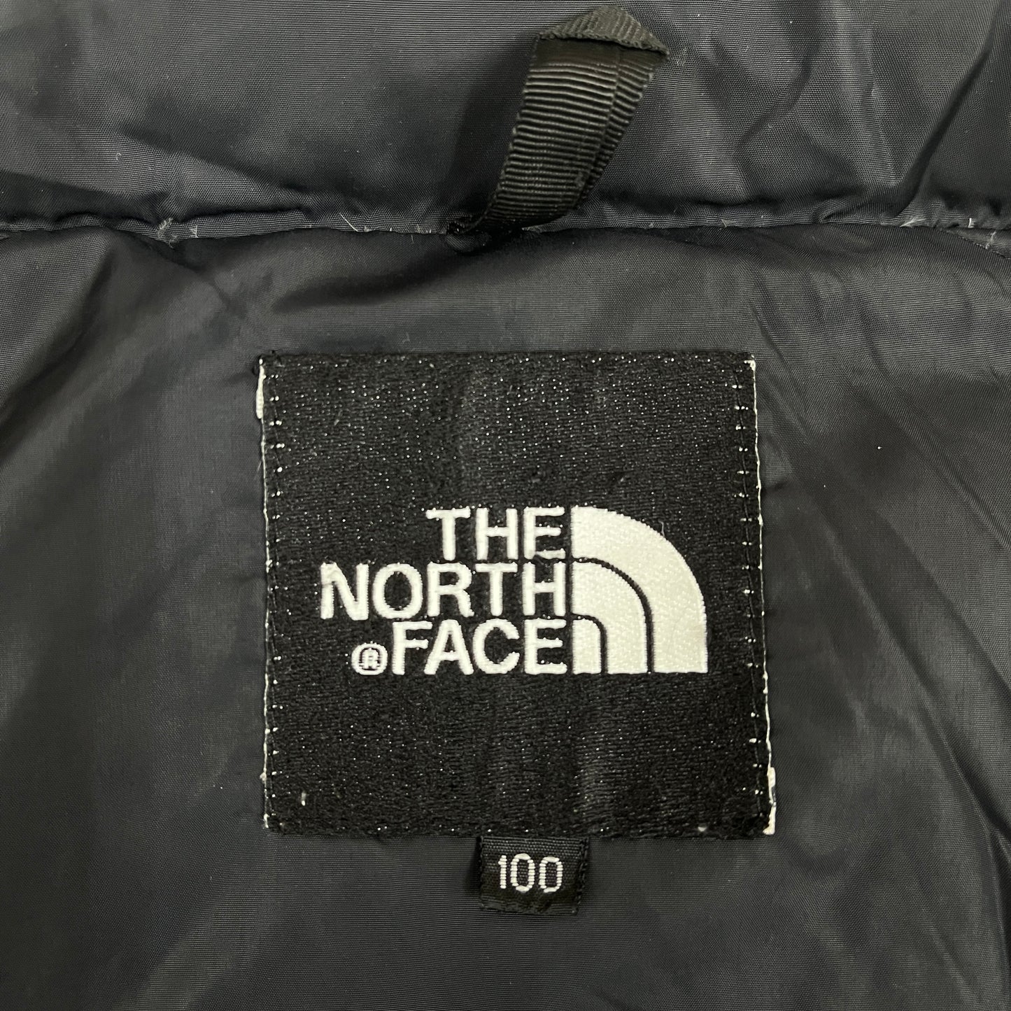 THE NORTH FACE ザ ノースフェイス ヌプシ ダウンジャケット 700フィル ブラック メンズL(100) #127 リペア有
