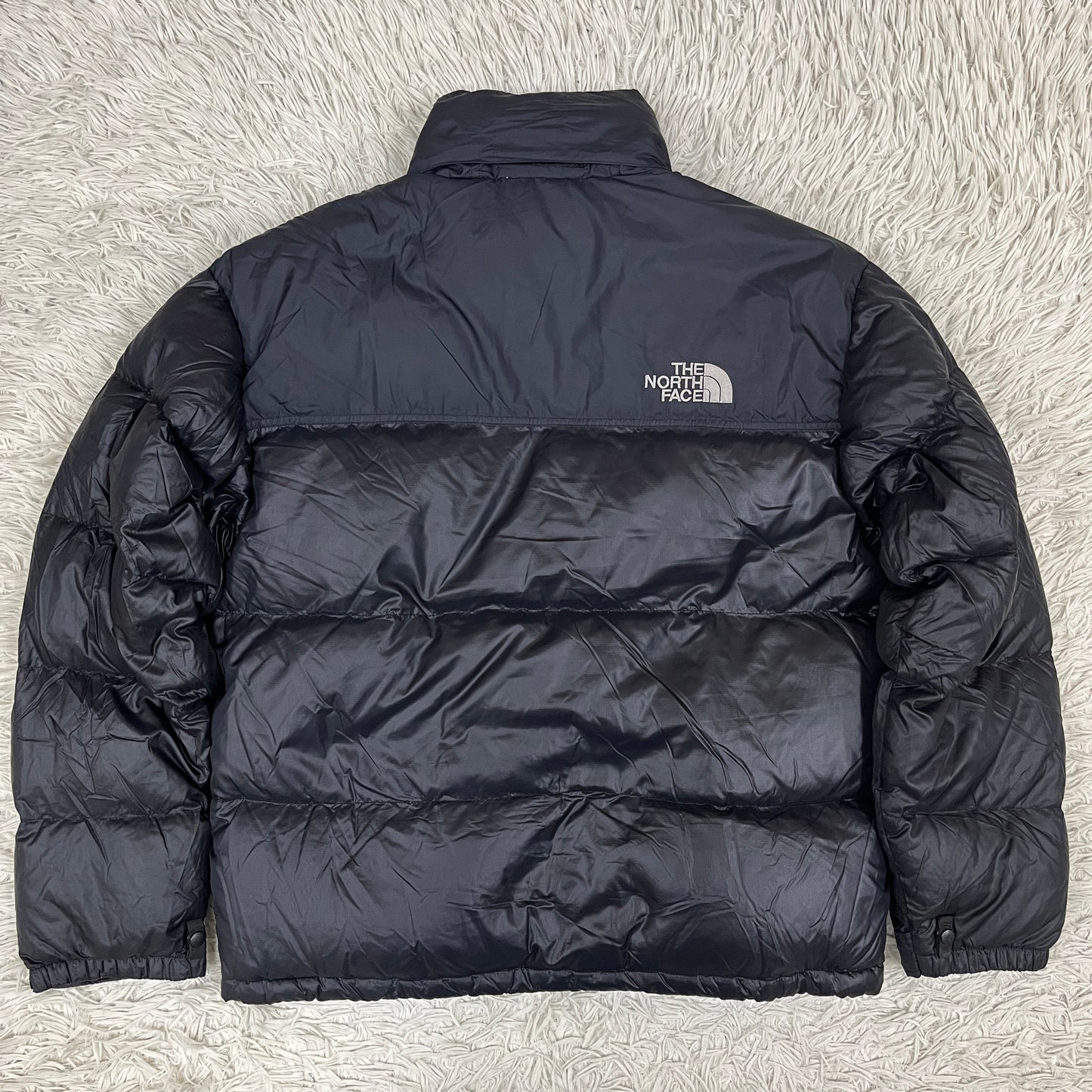 THE NORTH FACE ザ ノースフェイス ヌプシ ダウンジャケット 700フィル ブラック メンズL(100) #127 リペア有