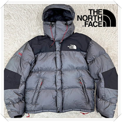【極暖】THE NORTH FACE サミットシリーズ バルトロライト型 ダウンジャケット 700fill メンズL グレー/ブラック NFD00B64 #132