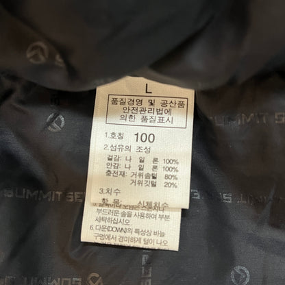 【極暖】THE NORTH FACE サミットシリーズ バルトロライト型 ダウンジャケット 700fill メンズL グレー/ブラック NFD00B64 #132