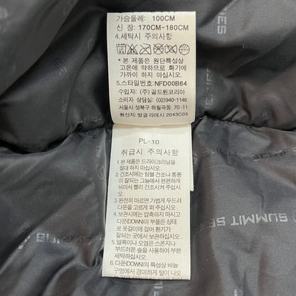 【極暖】THE NORTH FACE サミットシリーズ バルトロライト型 ダウンジャケット 700fill メンズL グレー/ブラック NFD00B64 #132