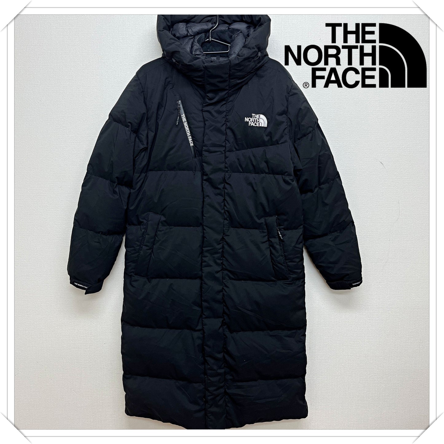 THE NORTH FACE ノースフェイス ロングダウンコート NC1DJ51A ブラック メンズM(95) グースダウン 105cm丈【訳あり特価】#133