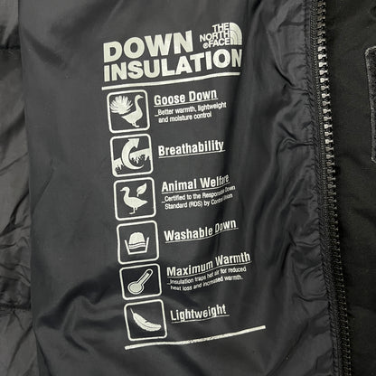 THE NORTH FACE ノースフェイス ロングダウンコート NC1DJ51A ブラック メンズM(95) グースダウン 105cm丈【訳あり特価】#133