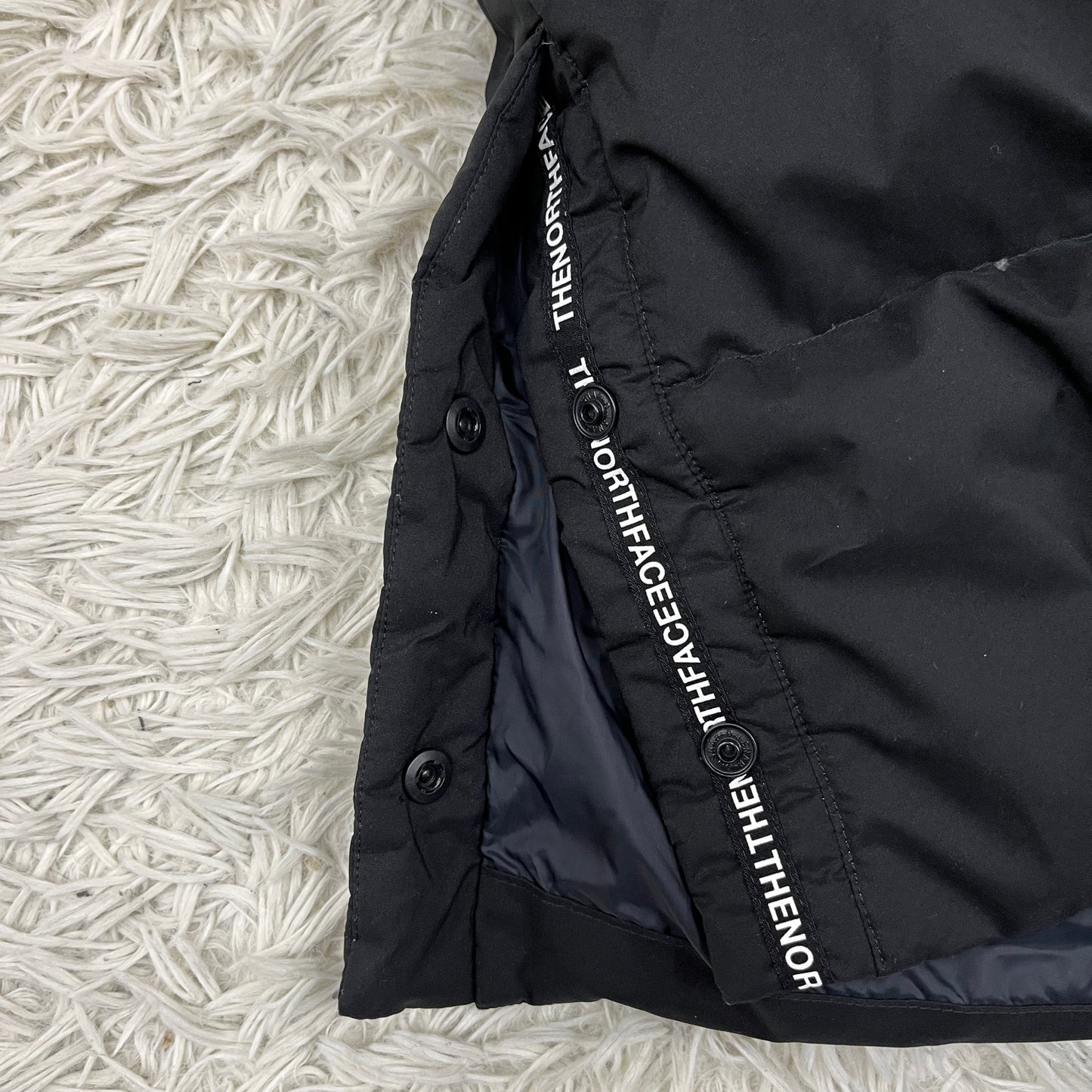 THE NORTH FACE ノースフェイス ロングダウンコート NC1DJ51A ブラック メンズM(95) グースダウン 105cm丈【訳あり特価】#133