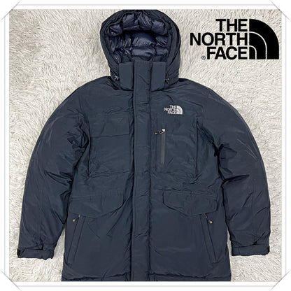 THE NORTH FACE WINDSTOPPER ダウンジャケット ブラック メンズL（100）高機能 防風 透湿 NFJ1DH64 #134
