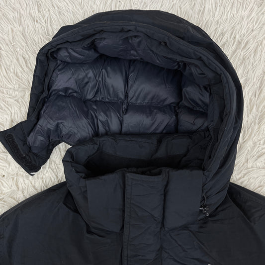 THE NORTH FACE WINDSTOPPER ダウンジャケット ブラック メンズL（100）高機能 防風 透湿 NFJ1DH64 #134
