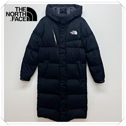 THE NORTH FACE ロングダウンジャケット DRYVENT搭載 グースダウン ブラック メンズXS/85サイズ #140