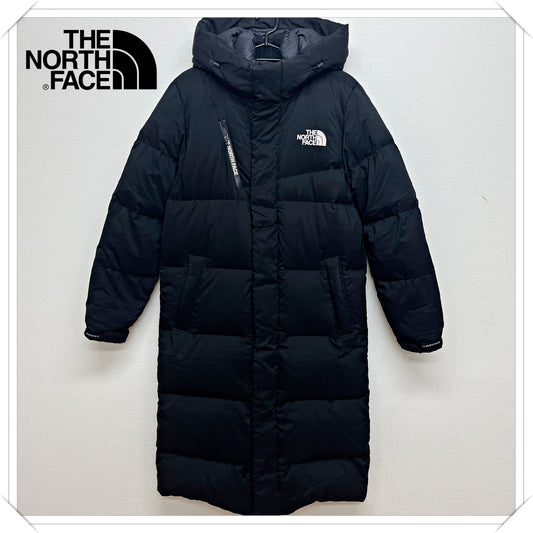 THE NORTH FACE ロングダウンジャケット DRYVENT搭載 グースダウン ブラック メンズXS/85サイズ #140