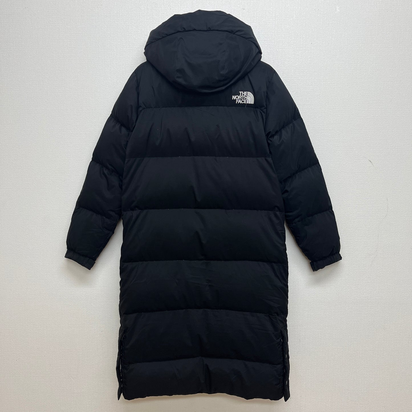 THE NORTH FACE ロングダウンジャケット DRYVENT搭載 グースダウン ブラック メンズXS/85サイズ #140