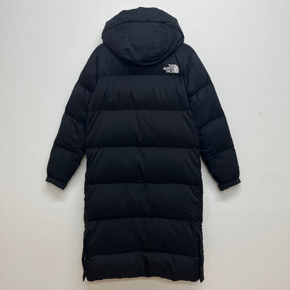 THE NORTH FACE ロングダウンジャケット DRYVENT搭載 グースダウン ブラック メンズXS/85サイズ #140