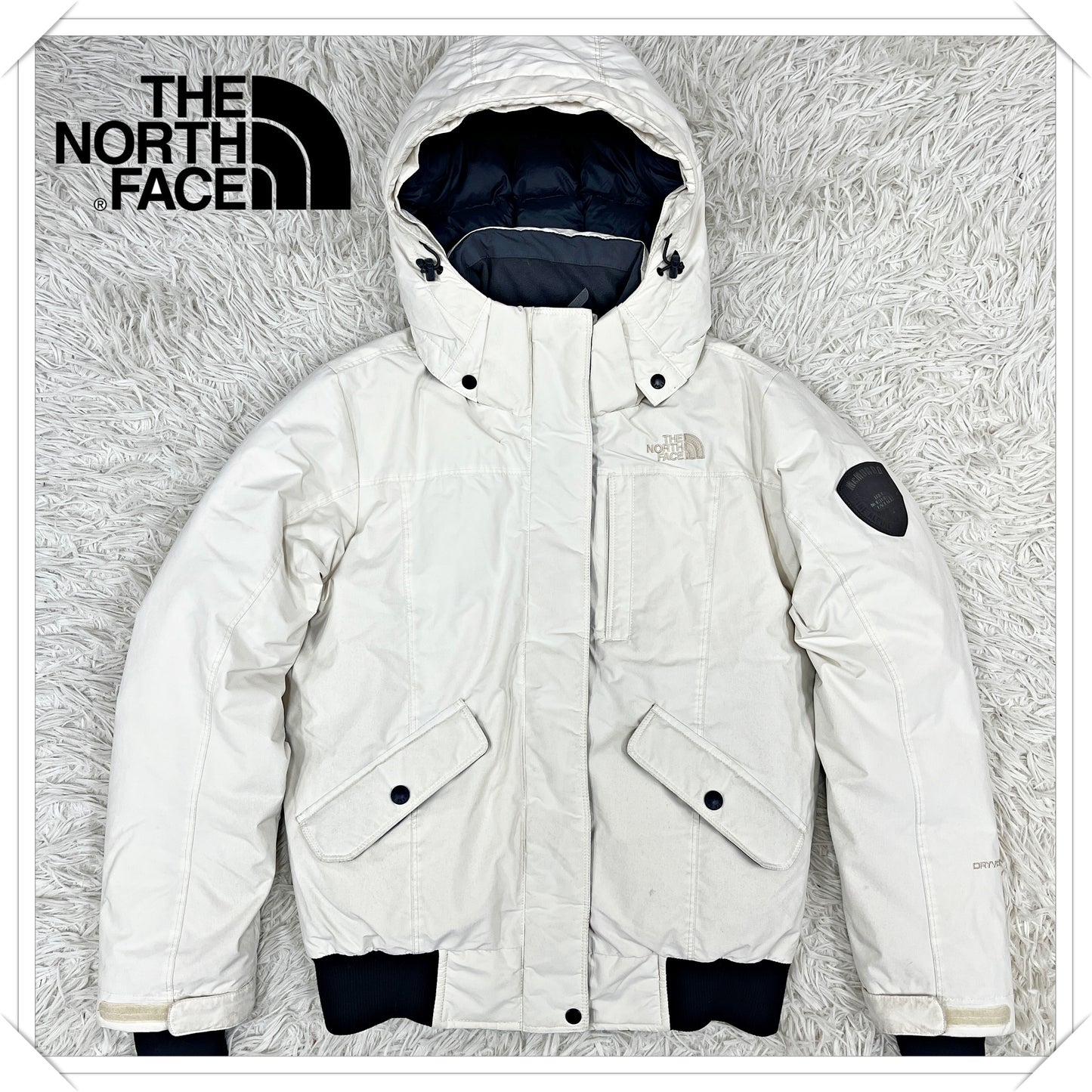 【THE NORTH FACE】ノースフェイス マクマード ダウン 85/XS アイボリー NFJ1DH85 ドライベント 撥水 防寒 #136