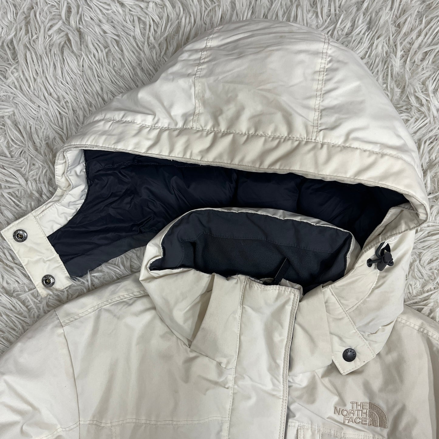 【THE NORTH FACE】ノースフェイス マクマード ダウン 85/XS アイボリー NFJ1DH85 ドライベント 撥水 防寒 #136