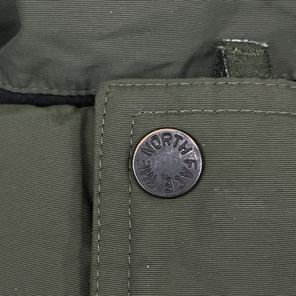 【THE NORTH FACE】ザ ノース・フェイス HyVent 高機能ダウンジャケット Keep-Heat搭載 メンズM(95) カーキ フード着脱可 #139