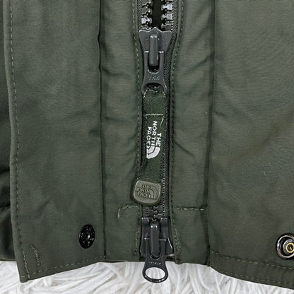 【THE NORTH FACE】ザ ノース・フェイス HyVent 高機能ダウンジャケット Keep-Heat搭載 メンズM(95) カーキ フード着脱可 #139