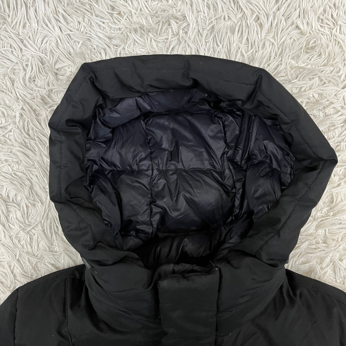 THE NORTH FACE ロングダウンジャケット DRYVENT搭載 グースダウン ブラック メンズXS/85サイズ #140