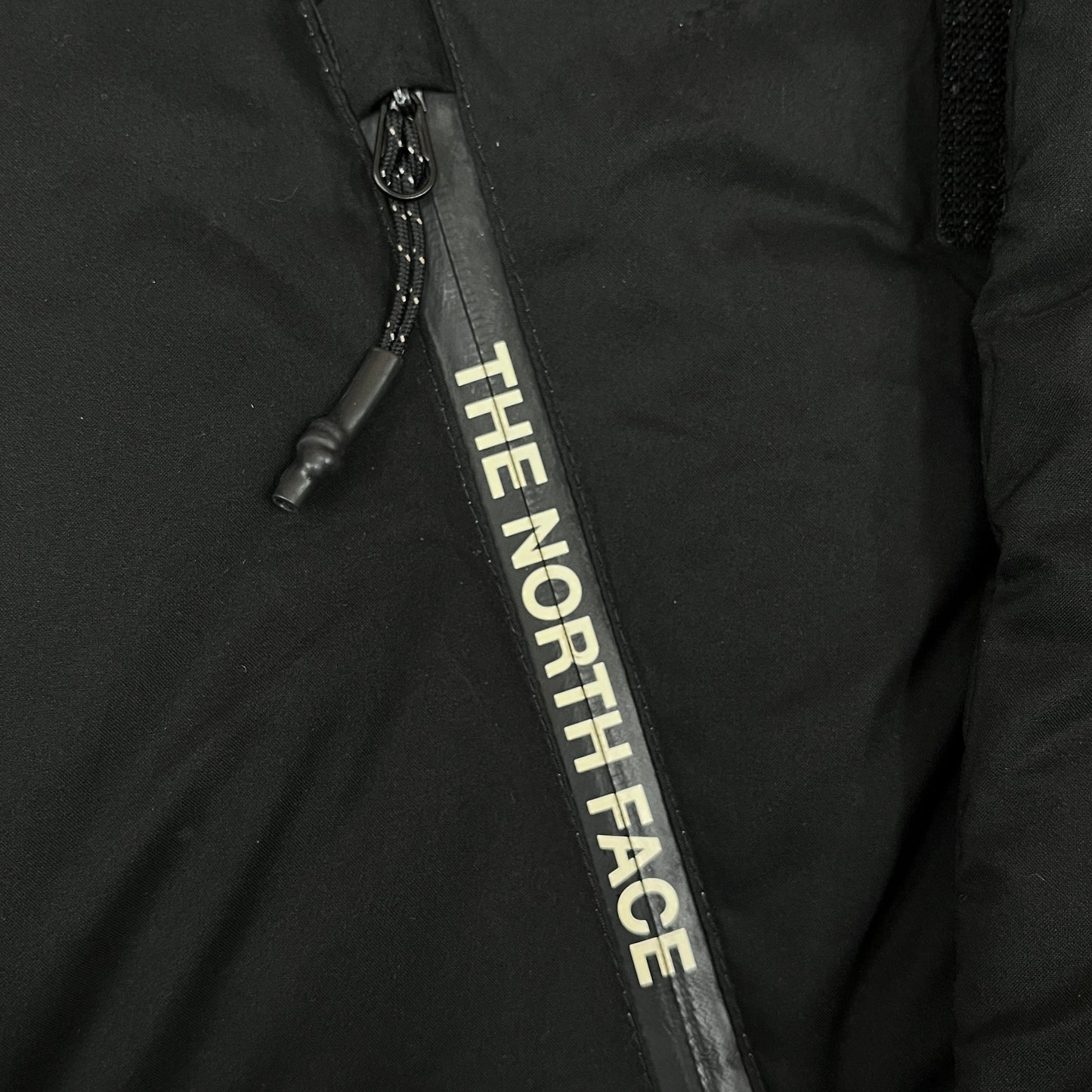 THE NORTH FACE ロングダウンジャケット DRYVENT搭載 グースダウン ブラック メンズXS/85サイズ #140