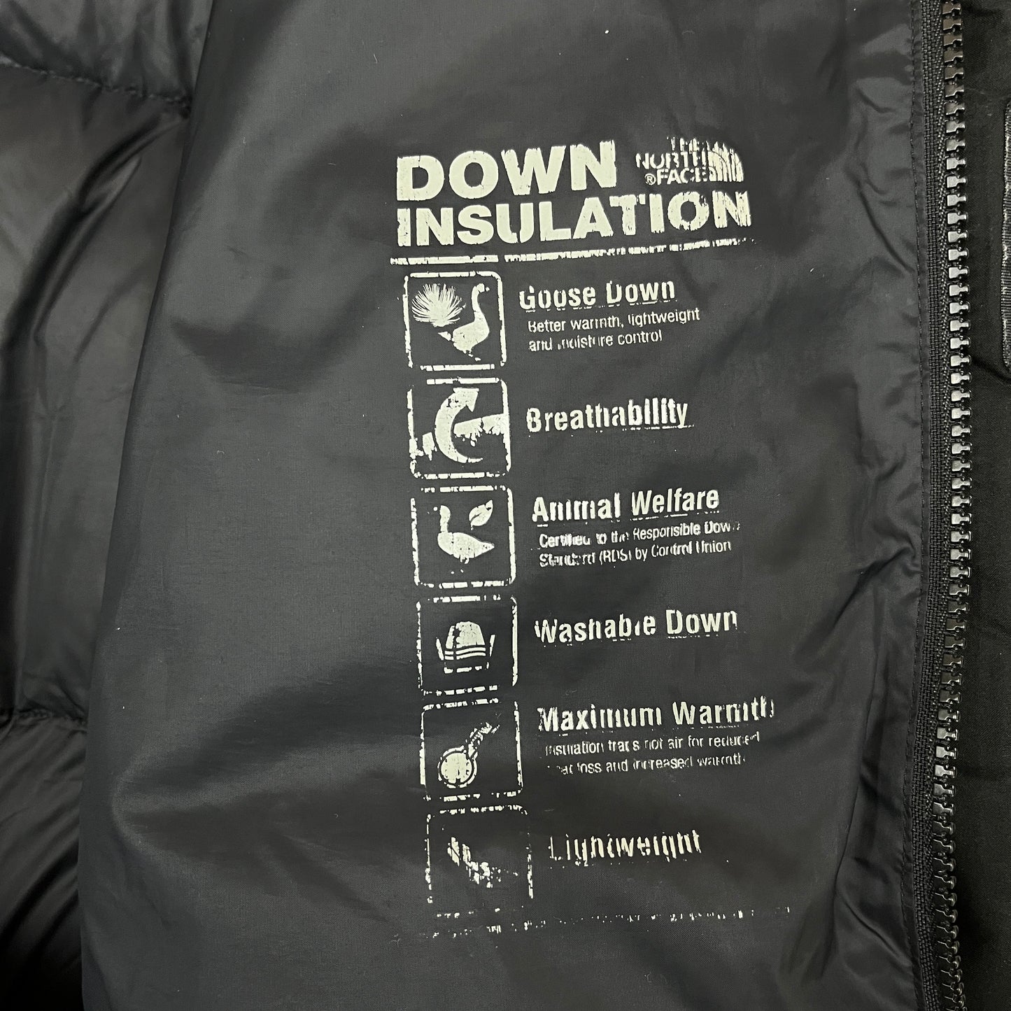 THE NORTH FACE ロングダウンジャケット DRYVENT搭載 グースダウン ブラック メンズXS/85サイズ #140