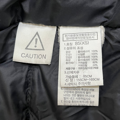 THE NORTH FACE ロングダウンジャケット DRYVENT搭載 グースダウン ブラック メンズXS/85サイズ #140