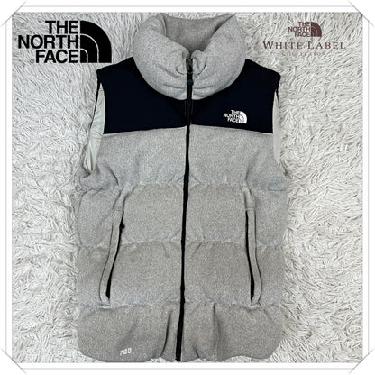 【希少】THE NORTH FACE ノースフェイス ホワイトレーベル ダウンベスト 韓国限定 700 レディースXL グレー #141