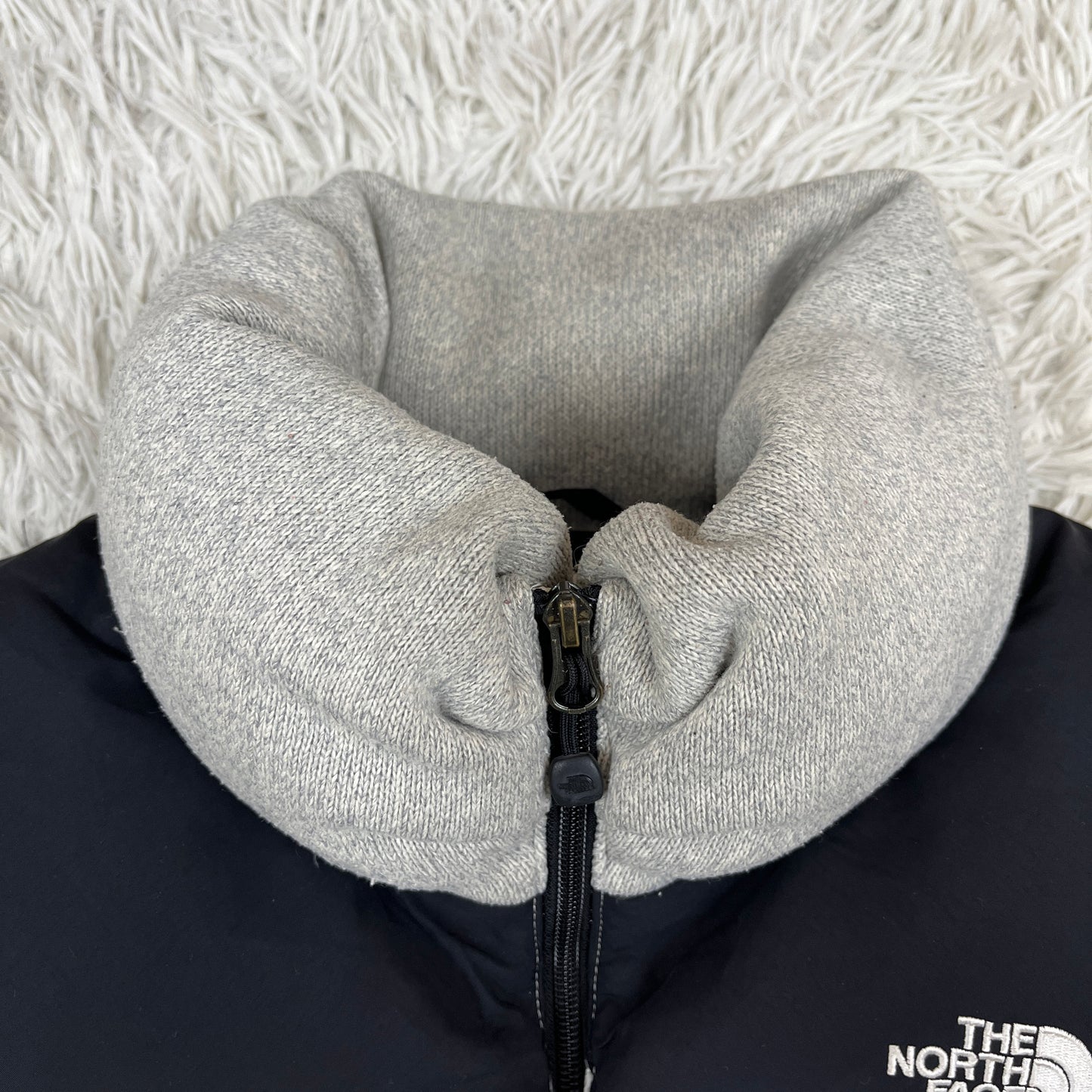 【希少】THE NORTH FACE ノースフェイス ホワイトレーベル ダウンベスト 韓国限定 700 レディースXL グレー #141