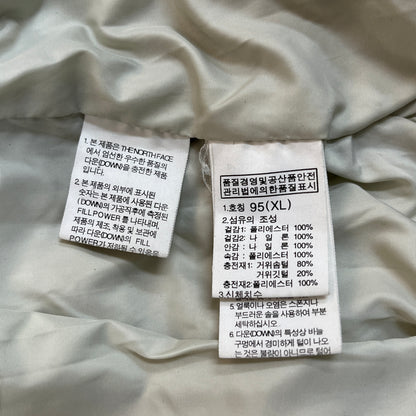 【希少】THE NORTH FACE ノースフェイス ホワイトレーベル ダウンベスト 韓国限定 700 レディースXL グレー #141