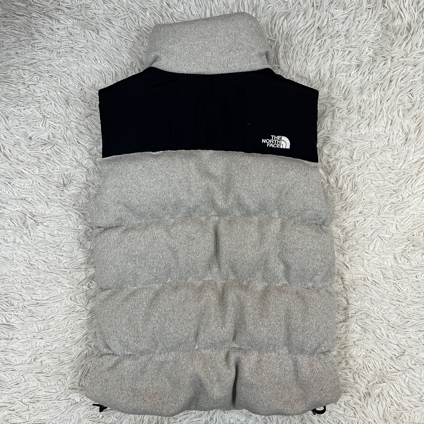【希少】THE NORTH FACE ノースフェイス ホワイトレーベル ダウンベスト 韓国限定 700 レディースXL グレー #141