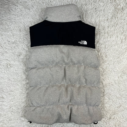 【希少】THE NORTH FACE ノースフェイス ホワイトレーベル ダウンベスト 韓国限定 700 レディースXL グレー #141