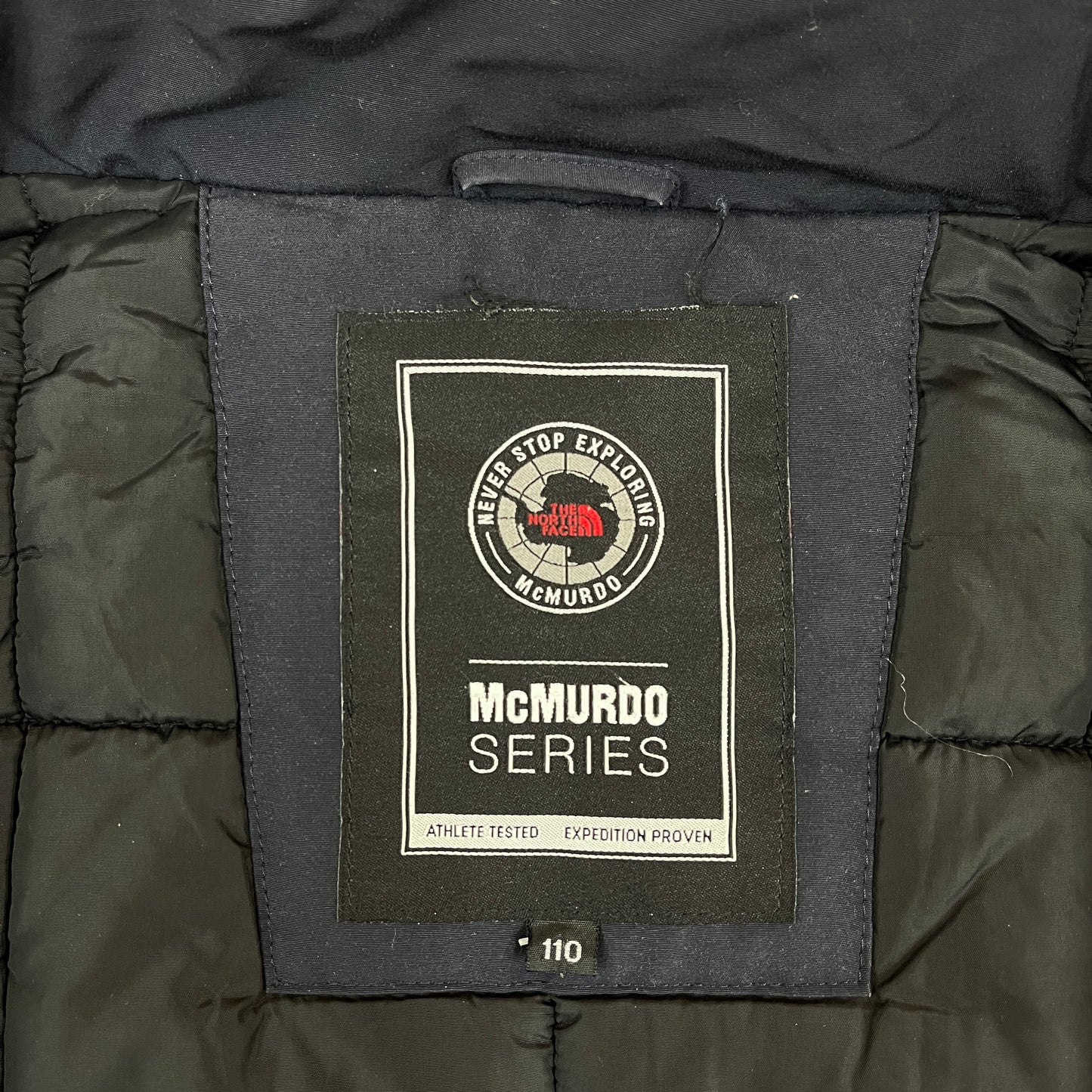 THE NORTH FACE ザ ノースフェイス マクマードシリーズ モッズコート メンズ 110/2XL ネイビー VX ACTIVE 中綿 NVJ3NG50 #142