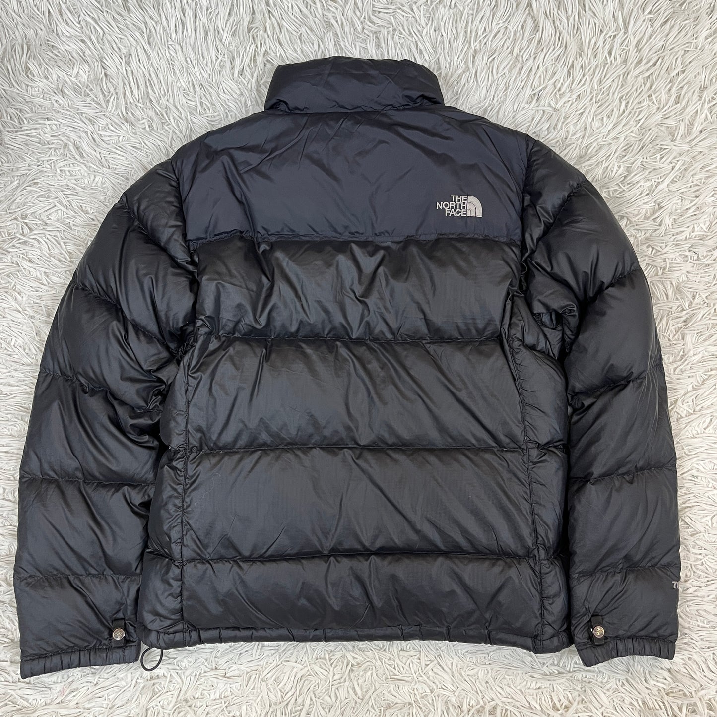 【美品】THE NORTH FACE ノースフェイス ヌプシ ダウンジャケット 700フィル 黒 レディース L #143