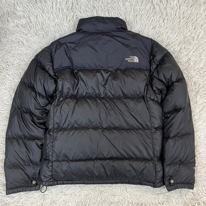 【美品】THE NORTH FACE ノースフェイス ヌプシ ダウンジャケット 700フィル 黒 レディース L #143