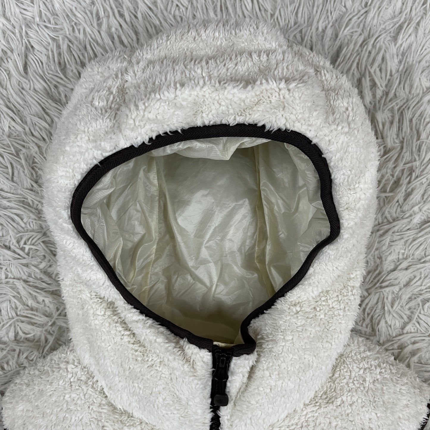 希少品✨THE NORTH FACE ノースフェイス ホワイトレーベル ボアダウンベスト 700フィル 白 レディース S #144